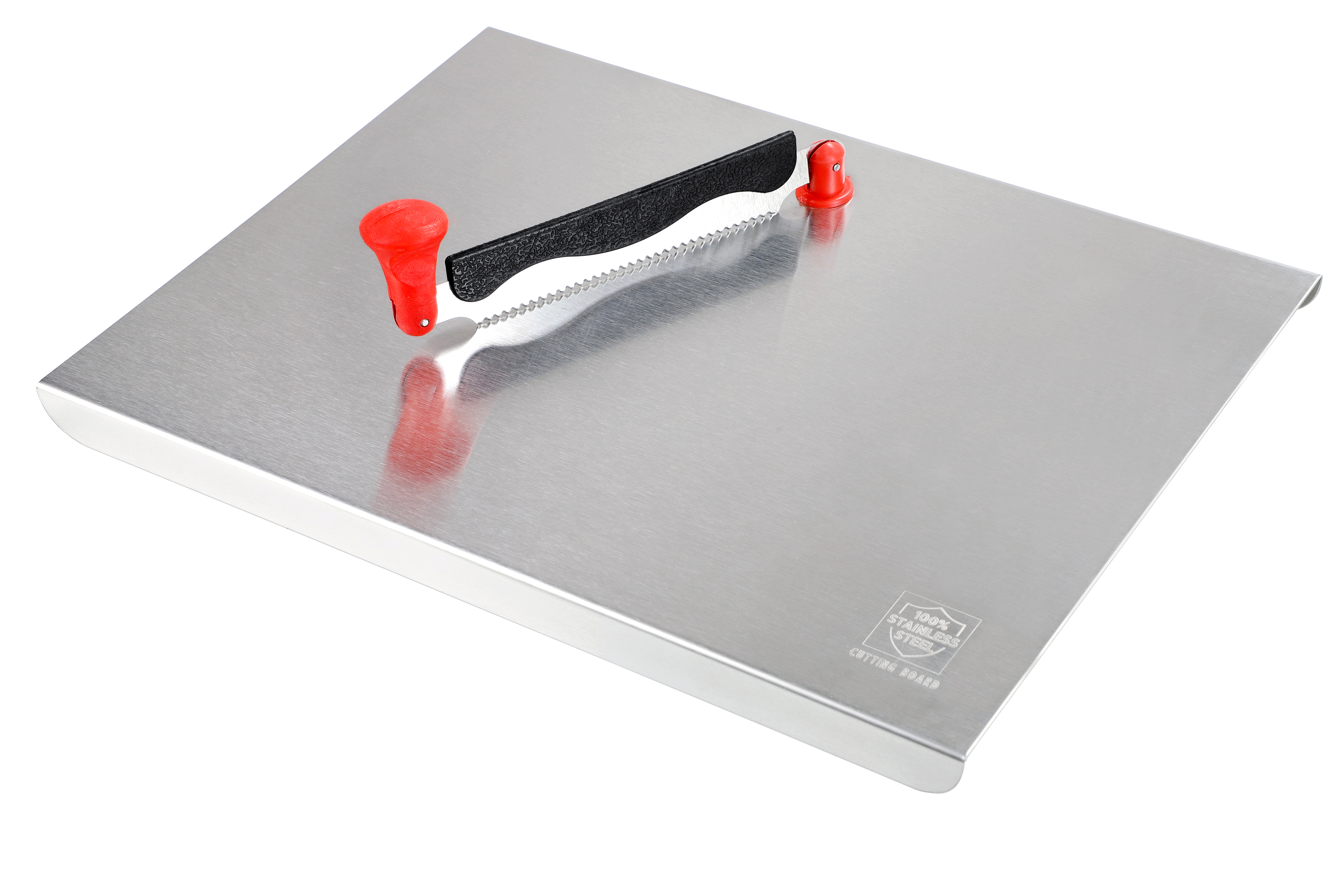 Side View 2 - Stainless Steel Cutting Board